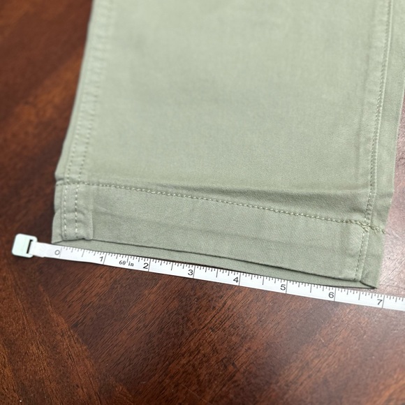 NWT Gap Olive Green Slim Ankle Chino Pants Size 8 - Picture 9 of 11